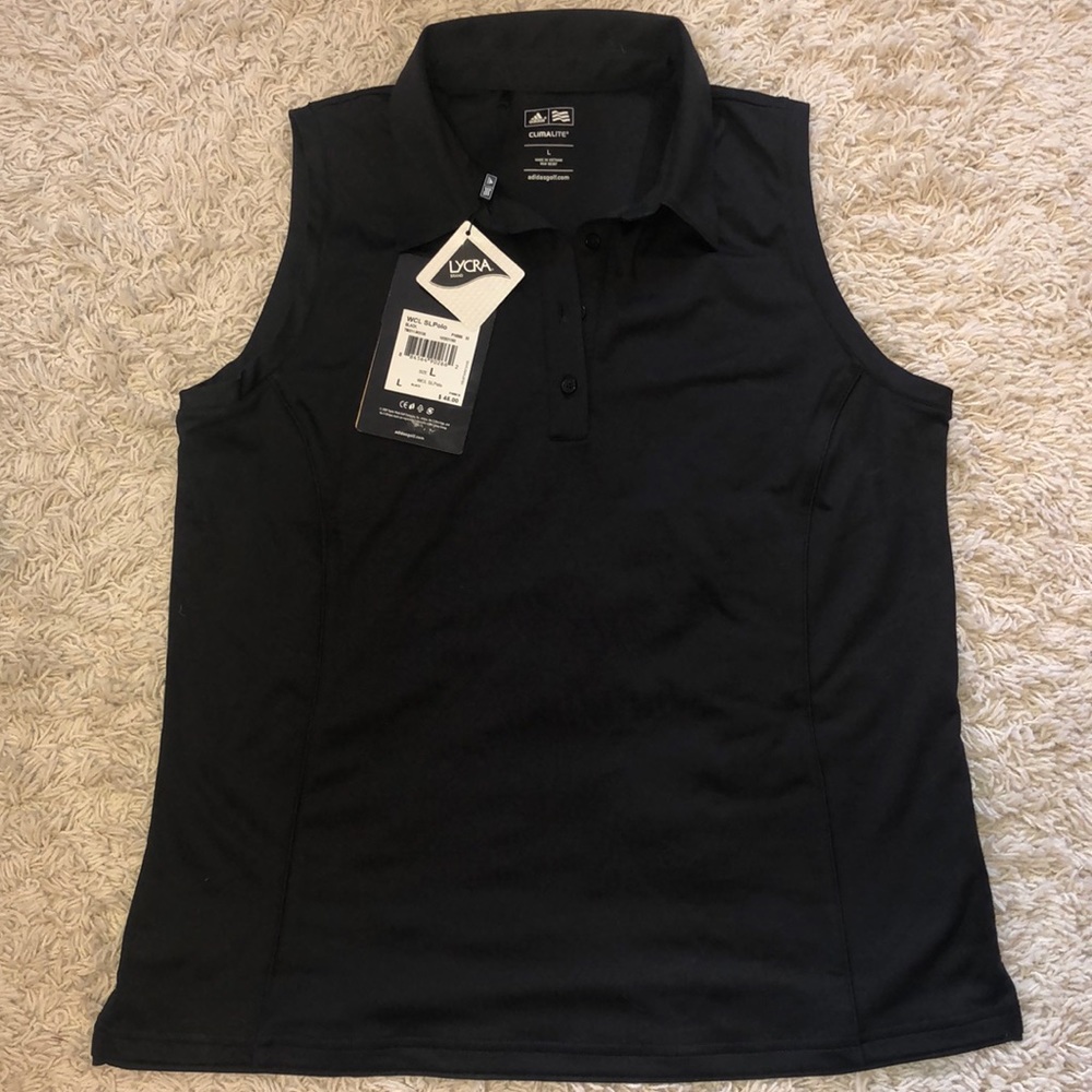 NWT Adidas Golf Shirt: Size L
